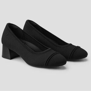 NEW Vivaia Almond-Toe Chunky Heels (Julie Pro) Black size EU 40 NEW